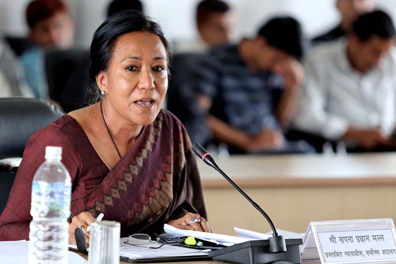 काममा फर्किइन् न्यायाधीश सपना प्रधान मल्ल