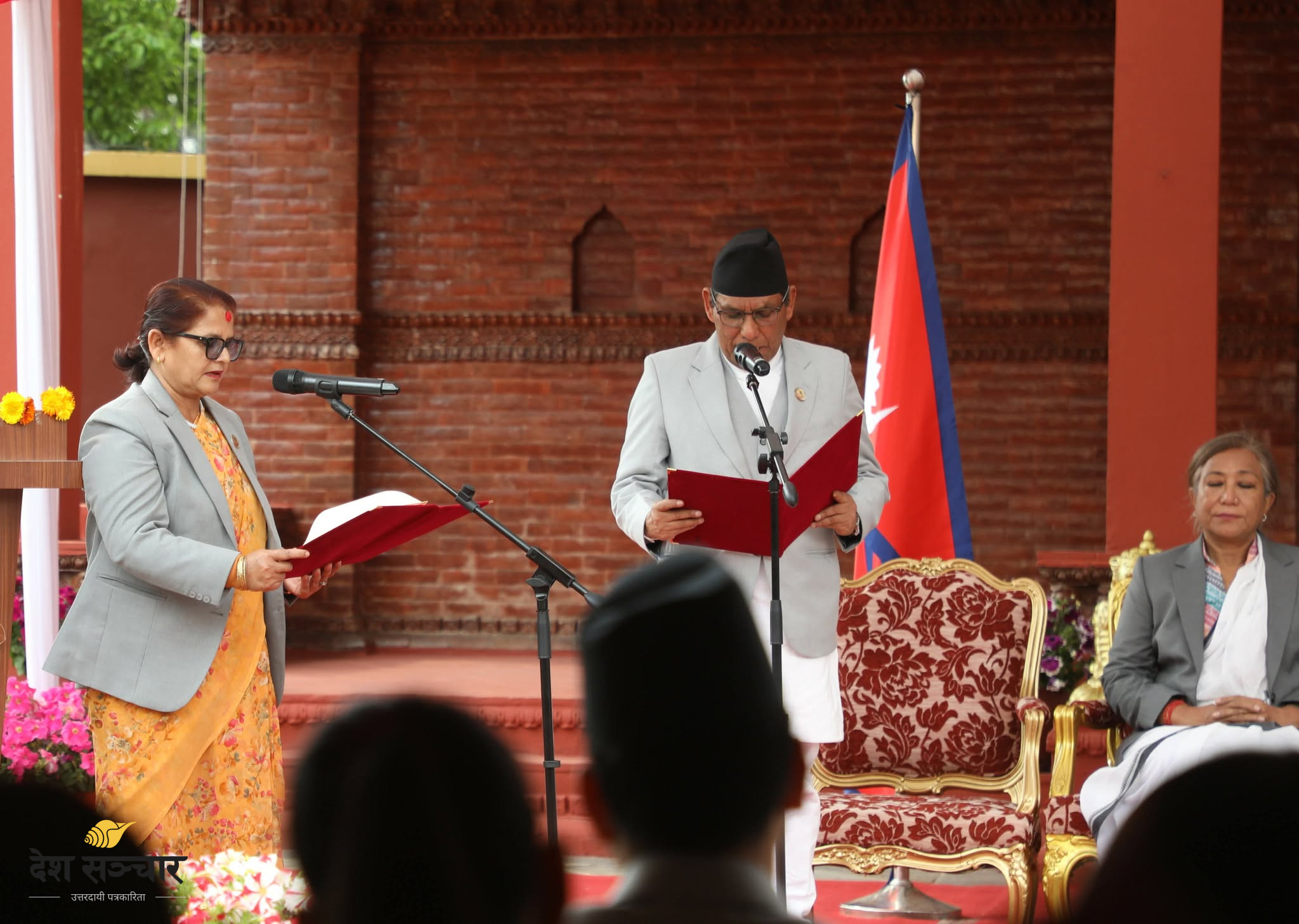 राष्ट्रियसभा उपाध्यक्ष भण्डारीले लिइन् शपथ (तस्बिरहरू)