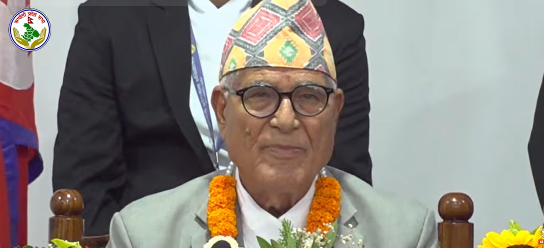 कर्णाली प्रदेश सभामा नीति तथा कार्यक्रम पढ्दै गर्दा प्रदेश प्रमुख अस्वस्थ