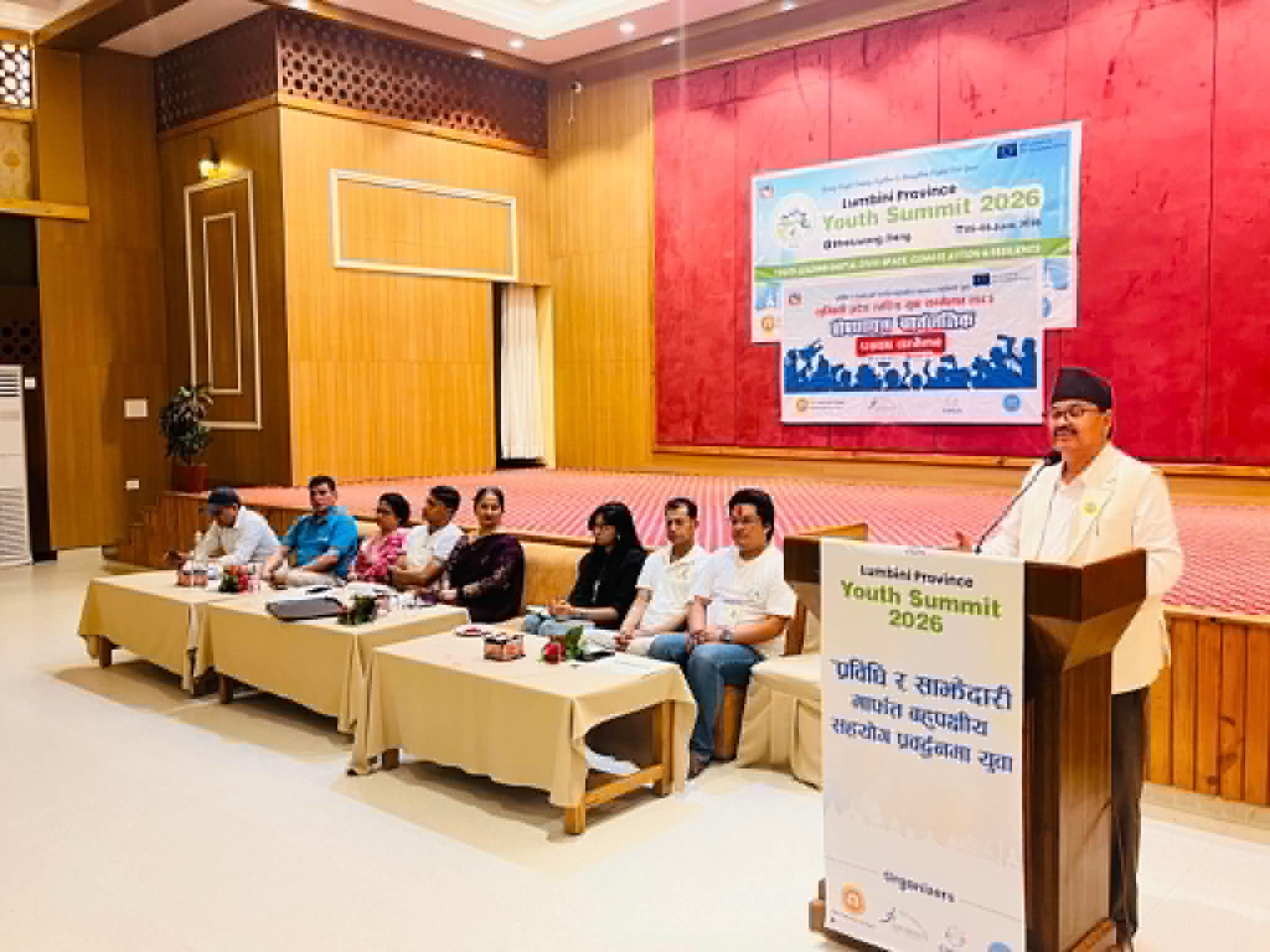 घोषणापत्र सार्वजनिक गर्दै सकियो लुम्बिनी युवा सम्मेलन