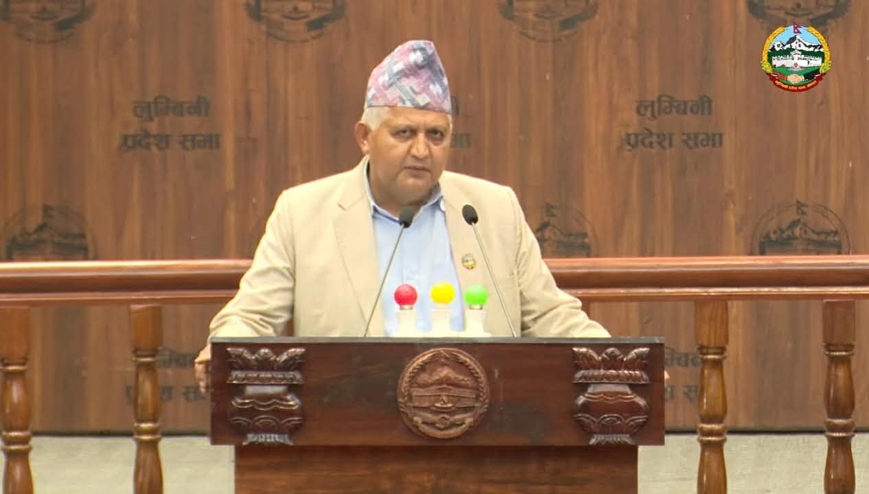 मुख्यमन्त्री आचार्यको प्रतिबद्धतापछि लुम्बिनी प्रदेश सभा बैठक पुनः सुचारु