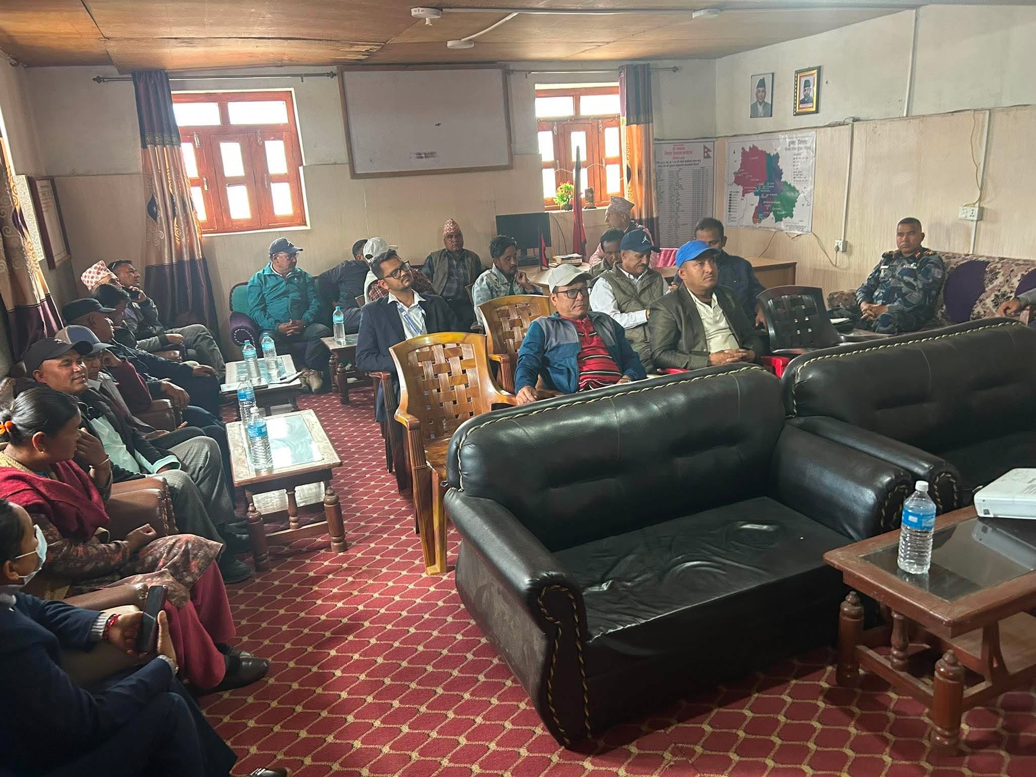 तयार भएको विपद प्रतिकार्य आपतकालीन योजना लागू
