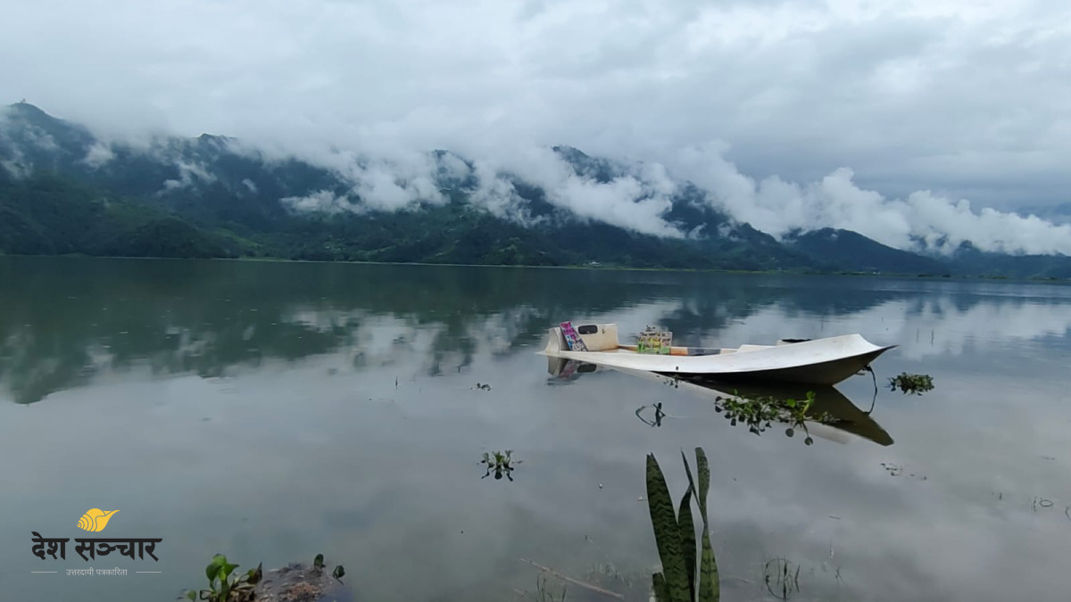 वर्षापछि भरिएको फेवाताल (तस्बिरहरू)